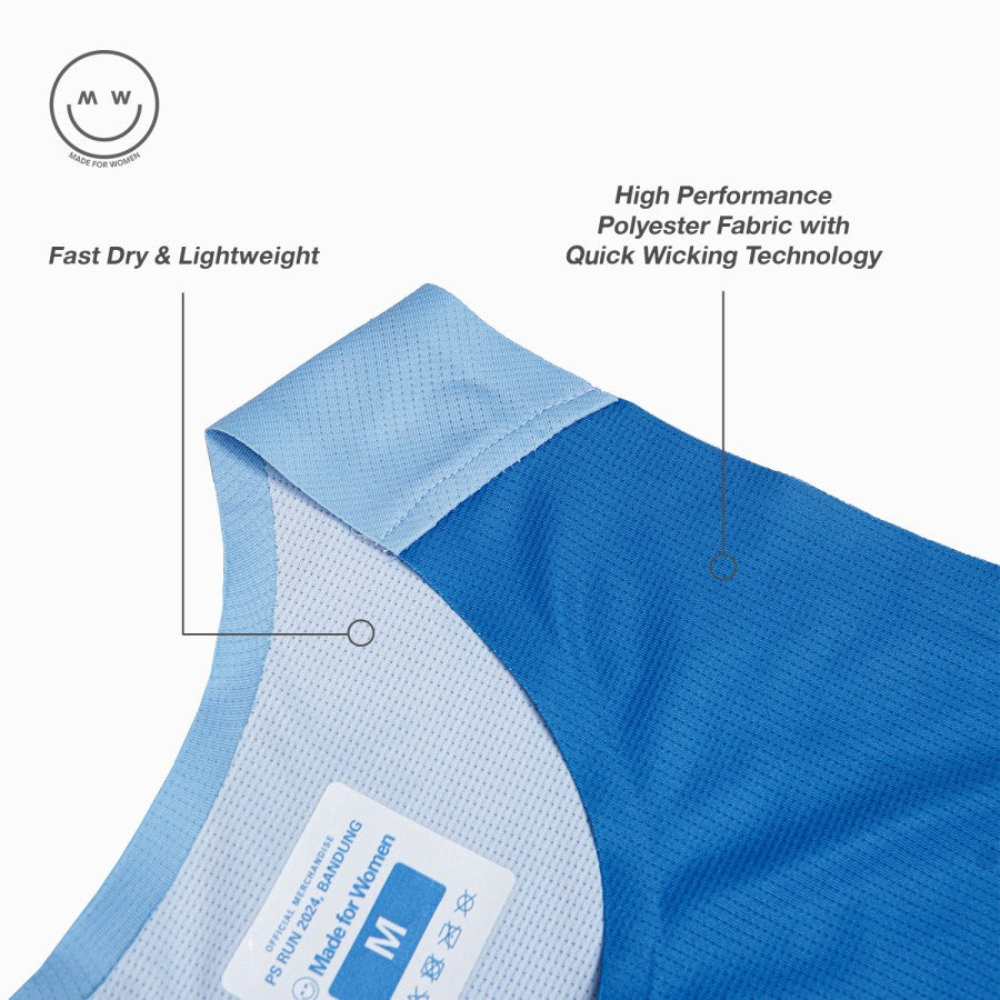 PSR 11 x MW Sporty Sparkle Tank - Blue