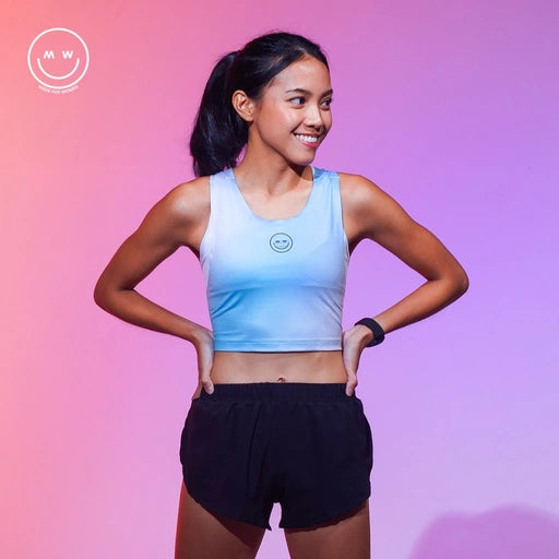 FAST AND FUN RUNNING CROP TOP FOR WOMEN