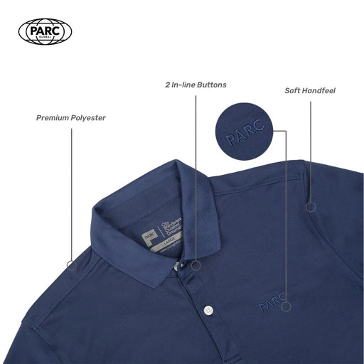PARC POLO BASIC for Men Premium Quality Local Brand - Navy