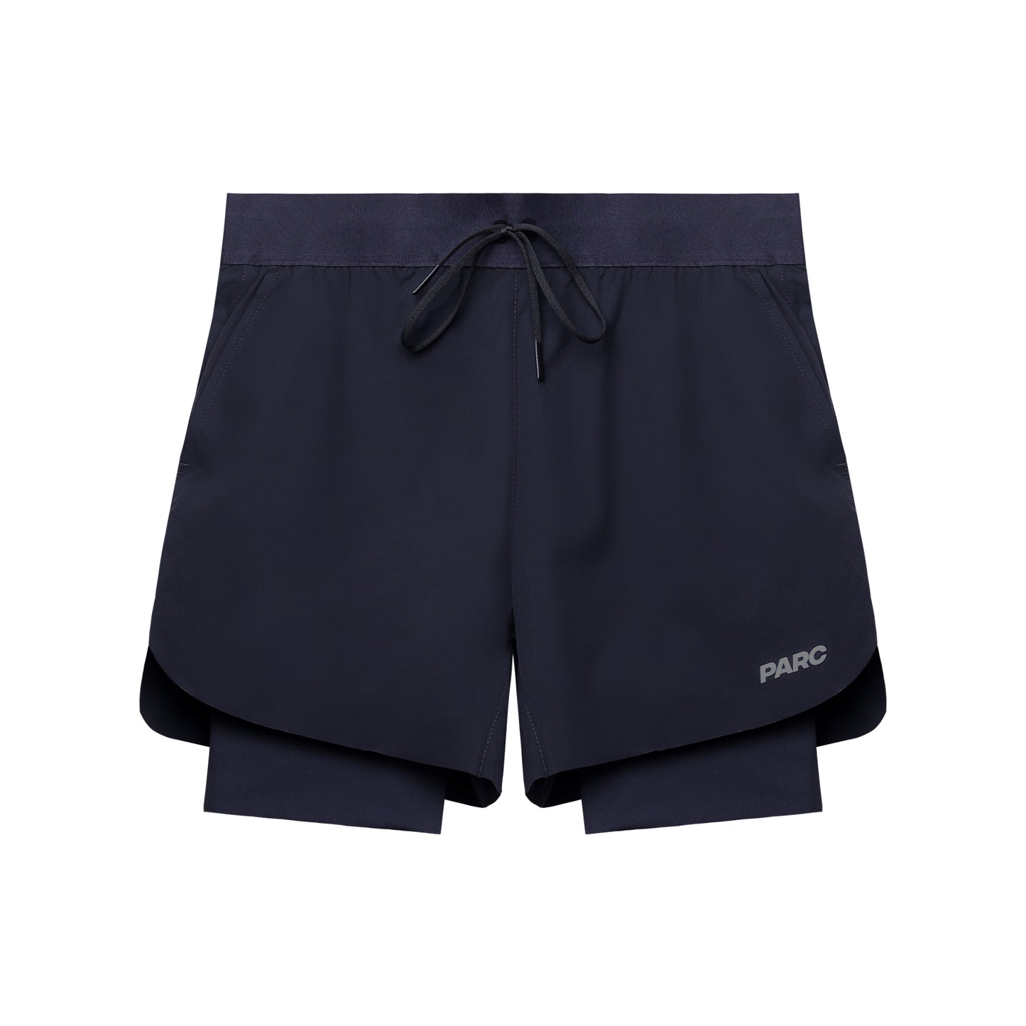 [PARC] SOLEGG Running Shorts 2 in 1 - Black