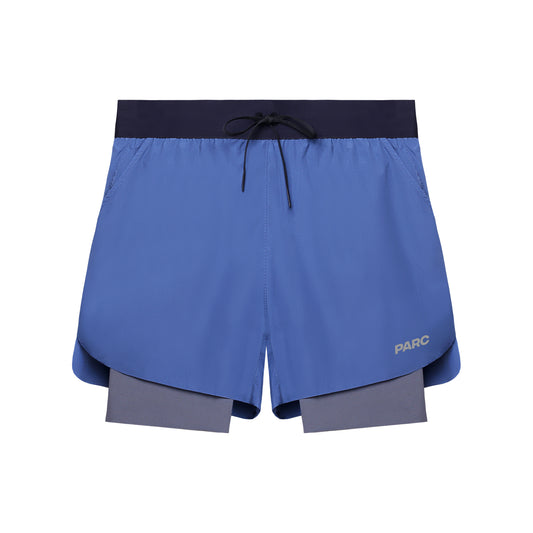 [PARC] SOLEGG Running Shorts 2 in 1 - Blue