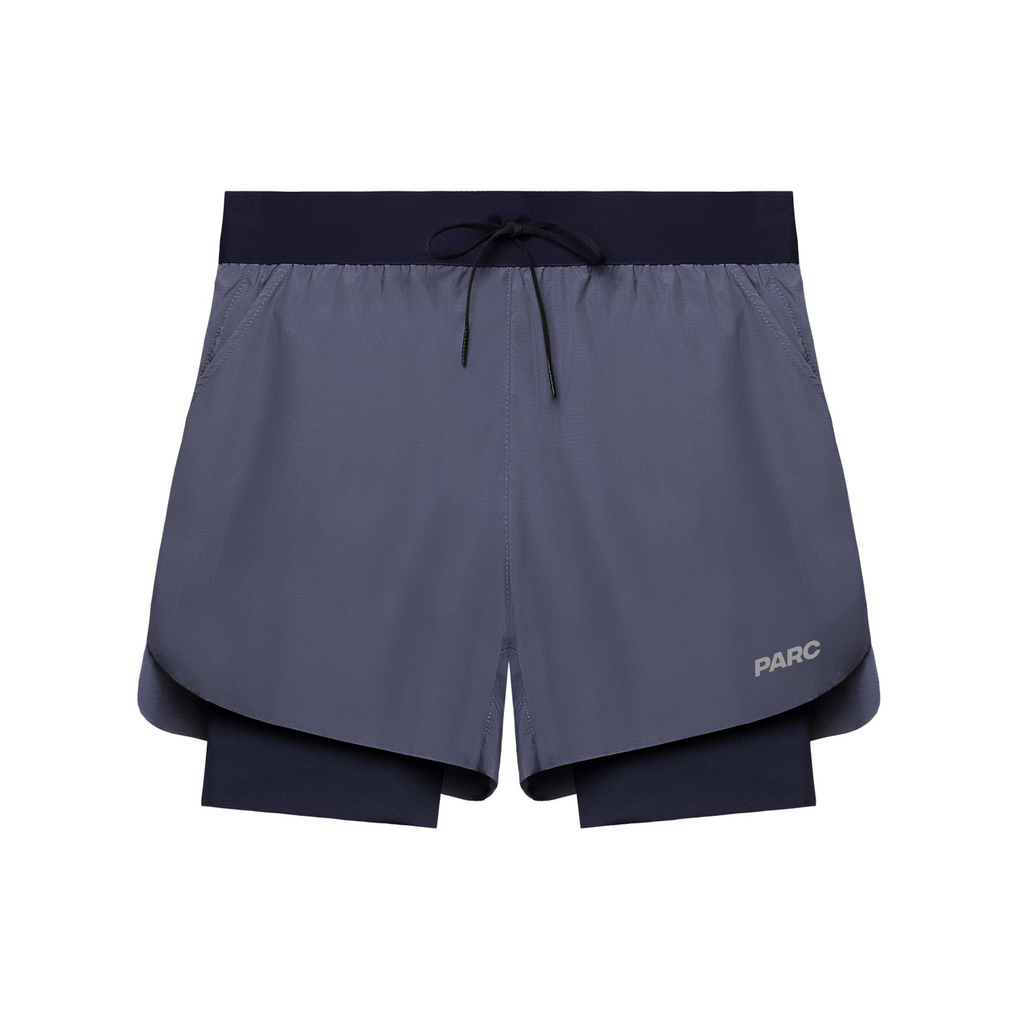 [PARC] SOLEGG Running Shorts 2 in 1 - Grey