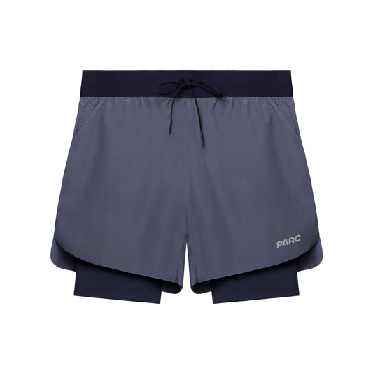 [PARC] SOLEGG Running Shorts 2 in 1 - Grey