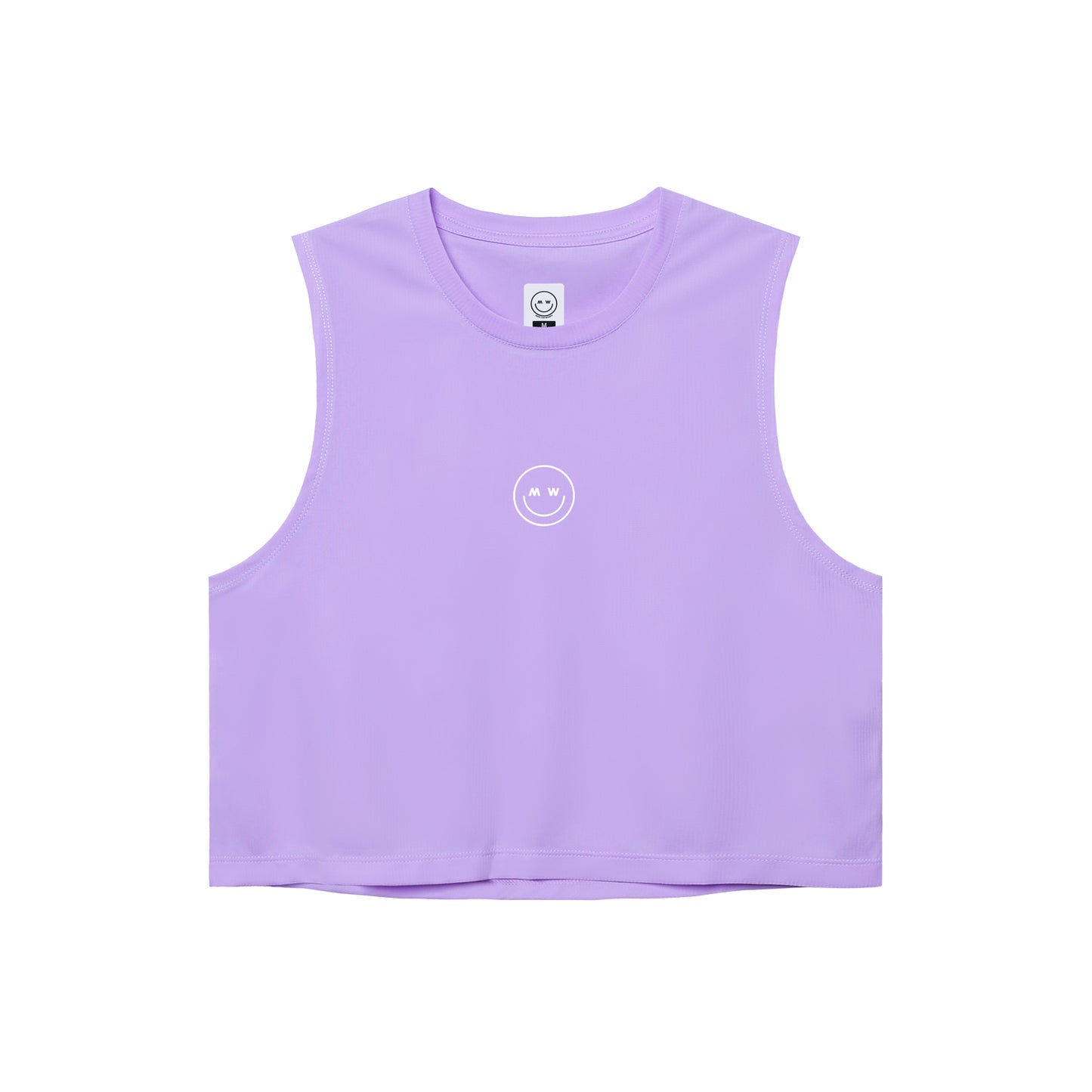 [MW] RUNHER Muscle Tee Crop - Purple