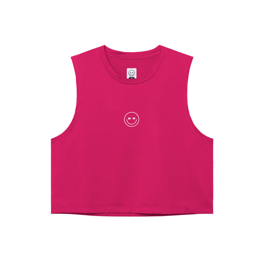 [MW] RUNHER Muscle Tee Crop - Pink