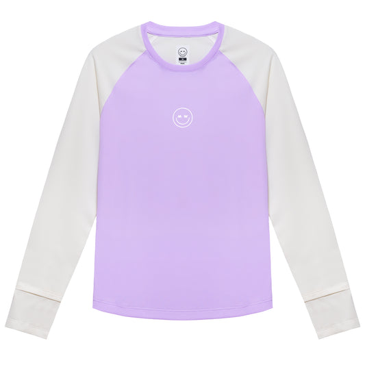 [MW] TWOGETHER Running Longsleeve - Purple & Oat