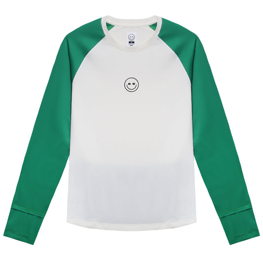 [MW] TWOGETHER Running Longsleeve - Green & Oat