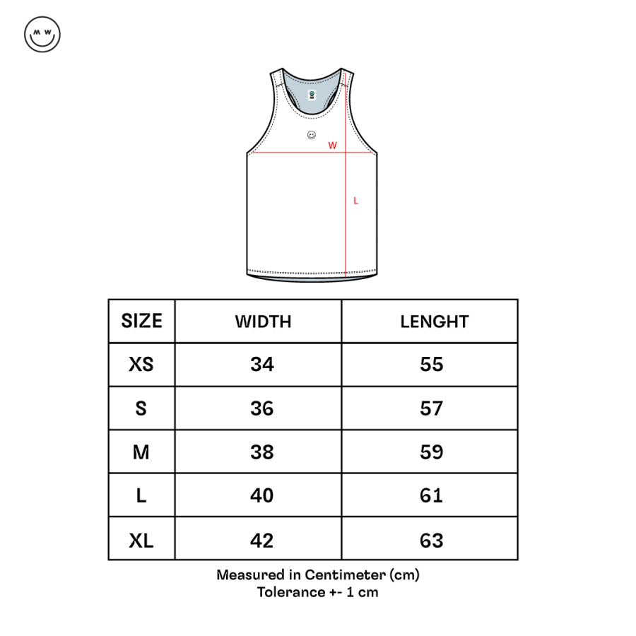 PSR 11 x MW Sporty Sparkle Tank - Blue