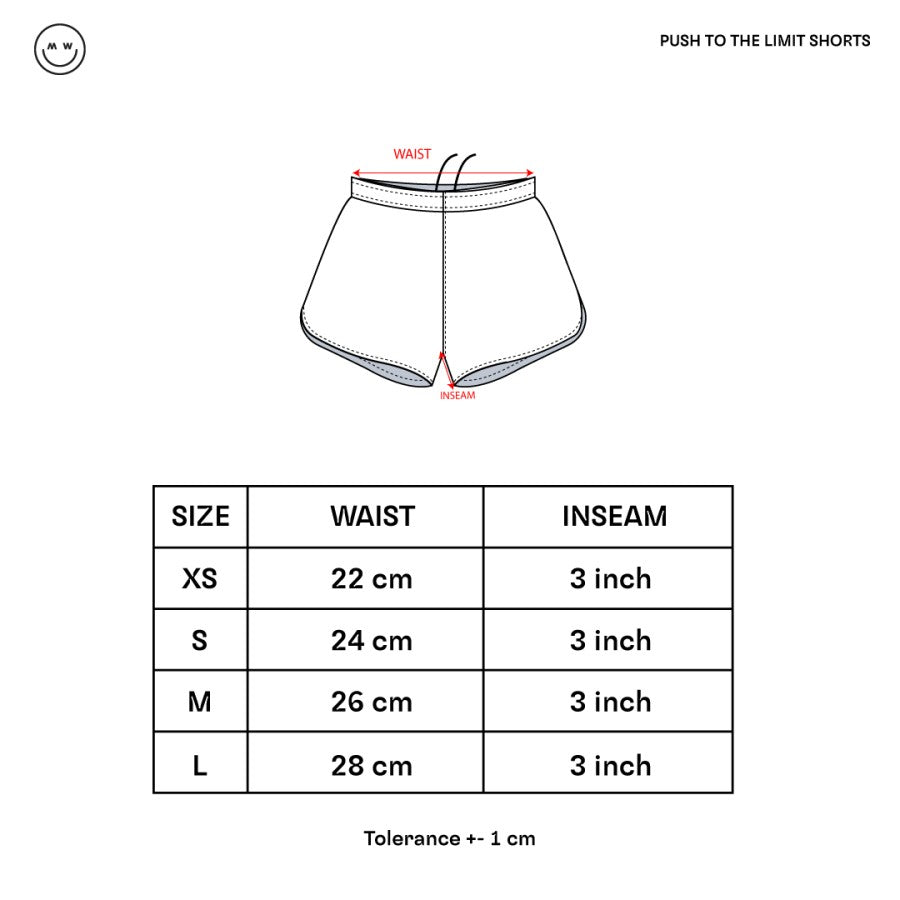 PSRI 11 [MADE FOR WOMEN] SHORT PUSH THE LIMIT for RUN - RACE MODE