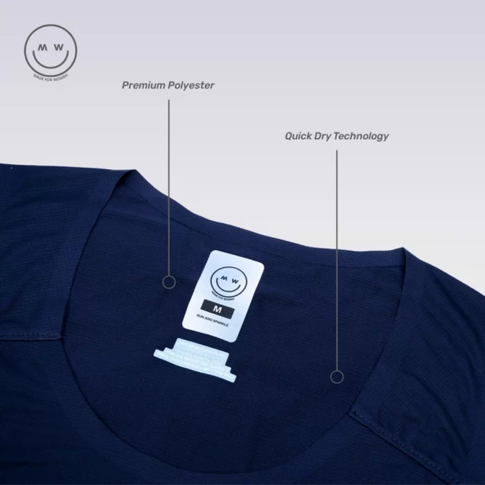 FAST AND FUN RUNNING CROP TOP FOR WOMEN - BASIC
