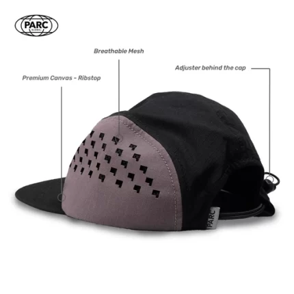 PARC élite Cap Hat Black - Topi Hitam Pria élite